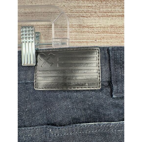 Off the Grid Hideout 2.0 Taper Fit Jeans Pants Mens 42x30 Blue Dark Wash - Picture 8 of 16